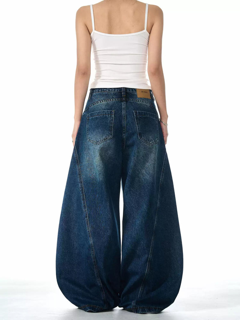 Washed denim pants OR4136 - ORUN