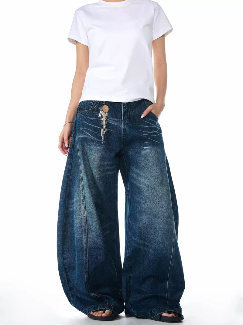 Washed denim pants OR4136 - ORUN