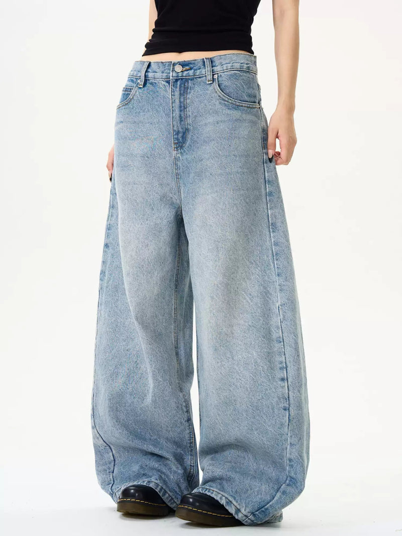 Wide denim pants OR3913 - ORUN