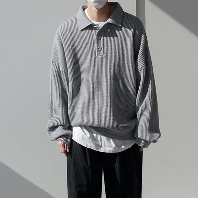 Knit Polo Sweat or525