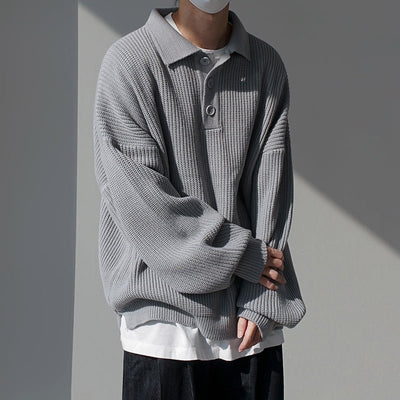 Knit Polo Sweat or525