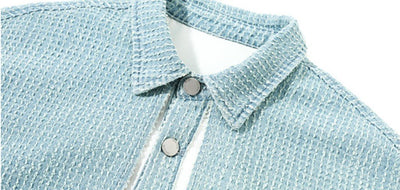 DENIM WAFFLE JACKET OR1103