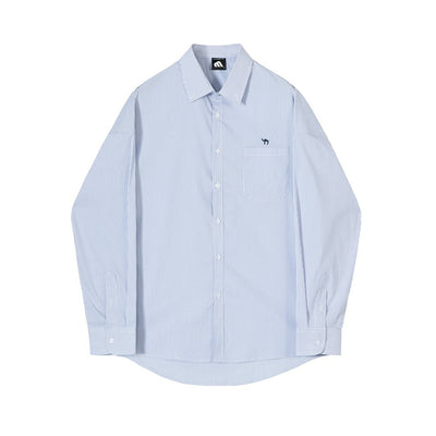 One Point Stripe Shirt or1214