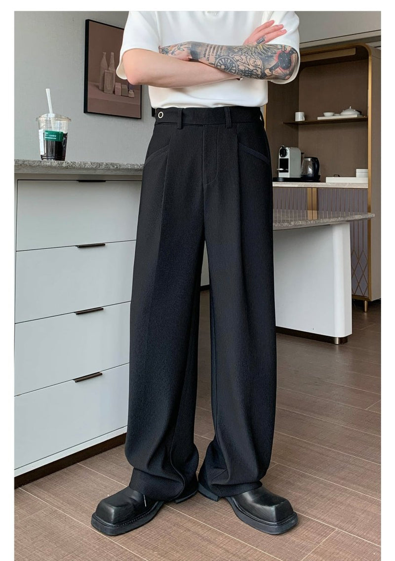 High waist straight slacks or1218