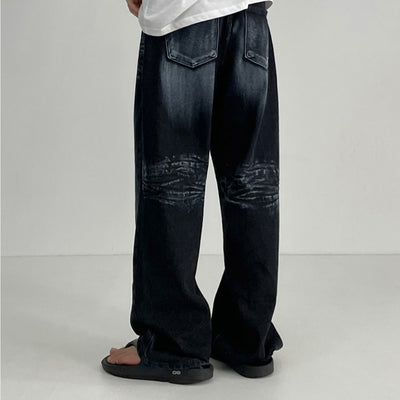 Wide Denim Pants or1224