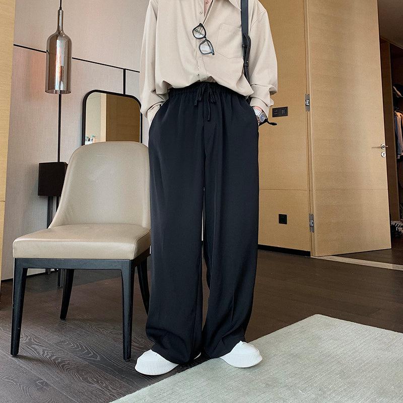 Drawstring Wide Leg Pants    OR202