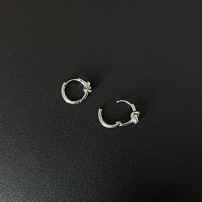 Knotted Hoop Earrings or232