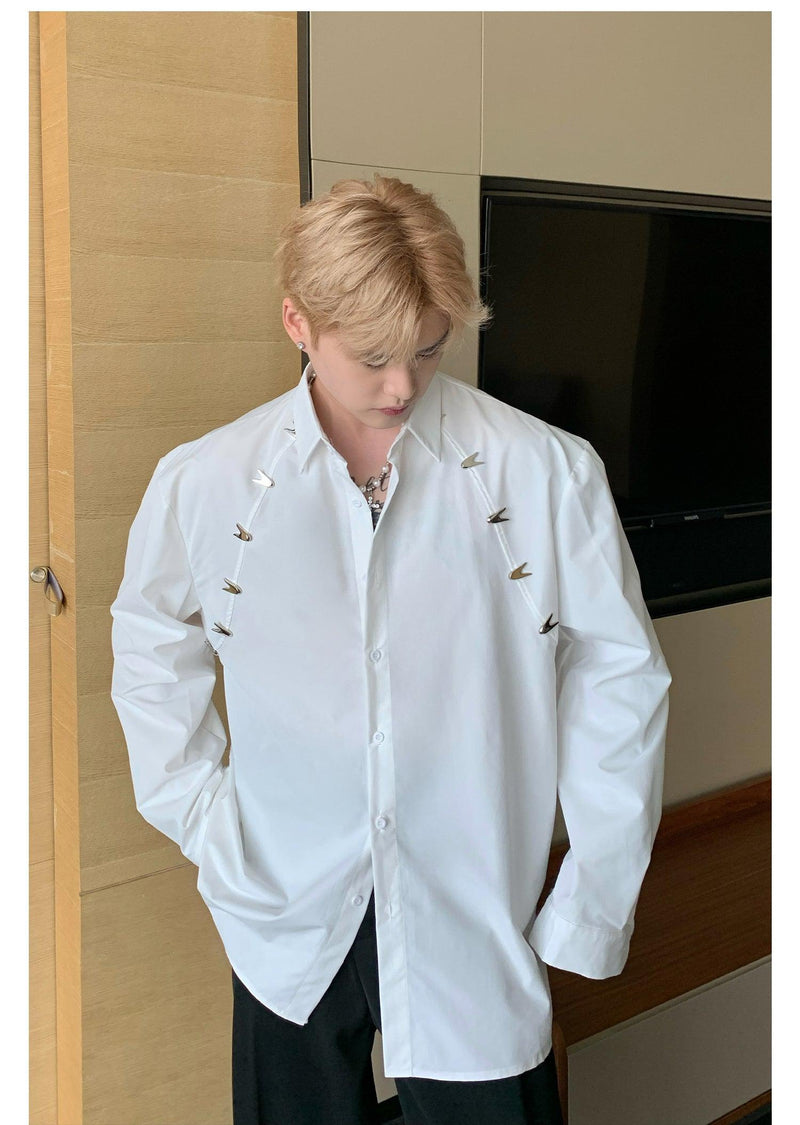 Long-sleeve Button-up Shirt    OR220