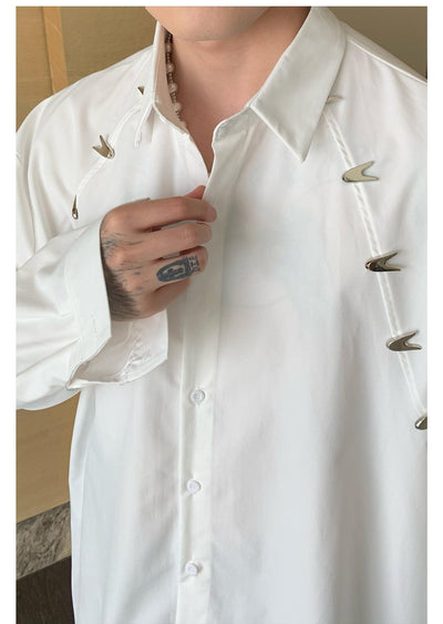 Long-sleeve Button-up Shirt    OR220