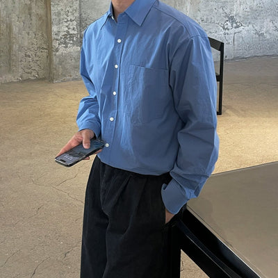 Casual long -sleeved shirt or1781 - ORUN