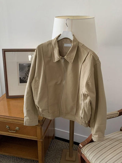 Casual zipper short jacket or2620 - ORUN