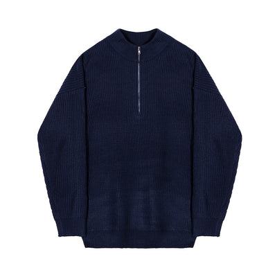 Half zip knit sweater or1324 - ORUN