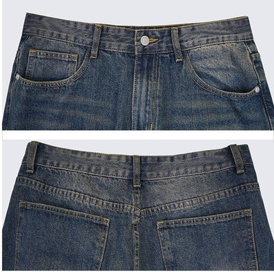 High waist straight jeans or1318 - ORUN