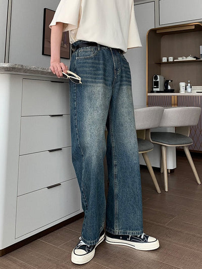 High waist straight jeans or1318 - ORUN