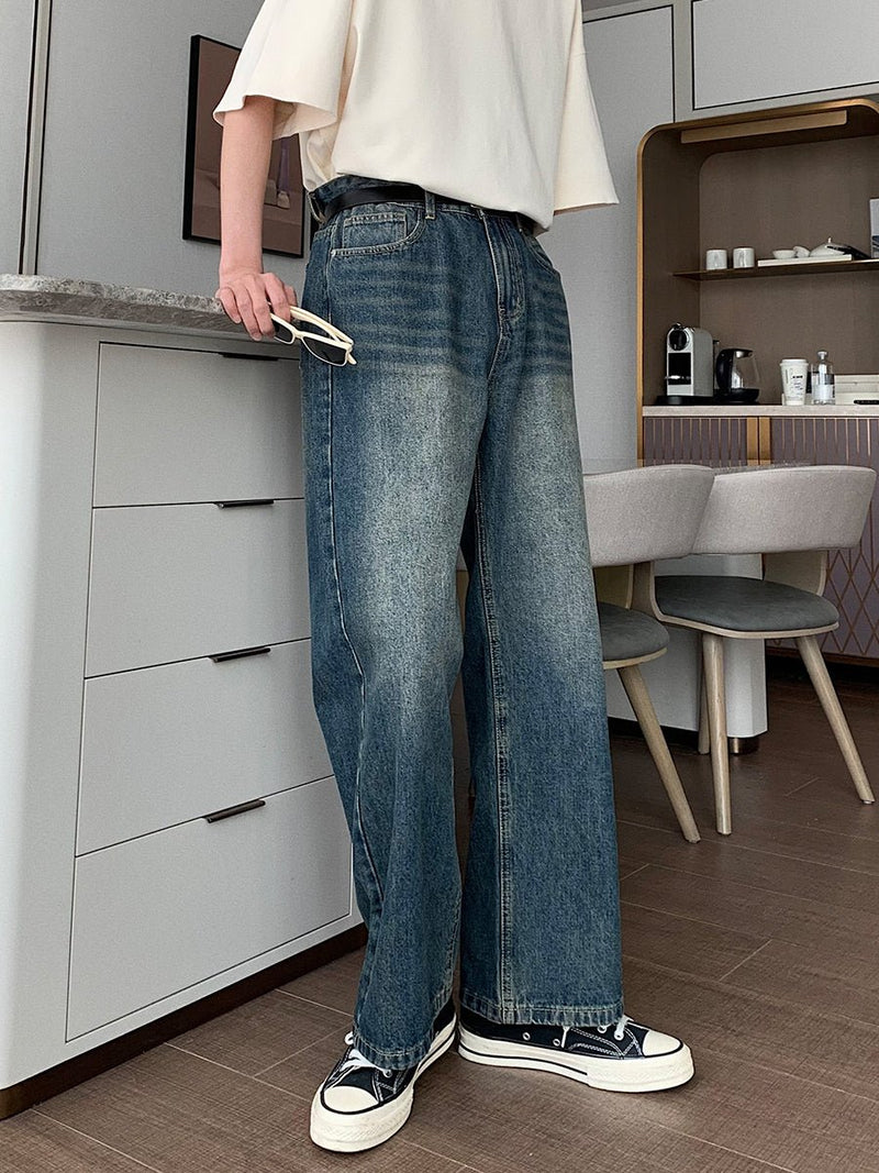 High waist straight jeans or1318 - ORUN