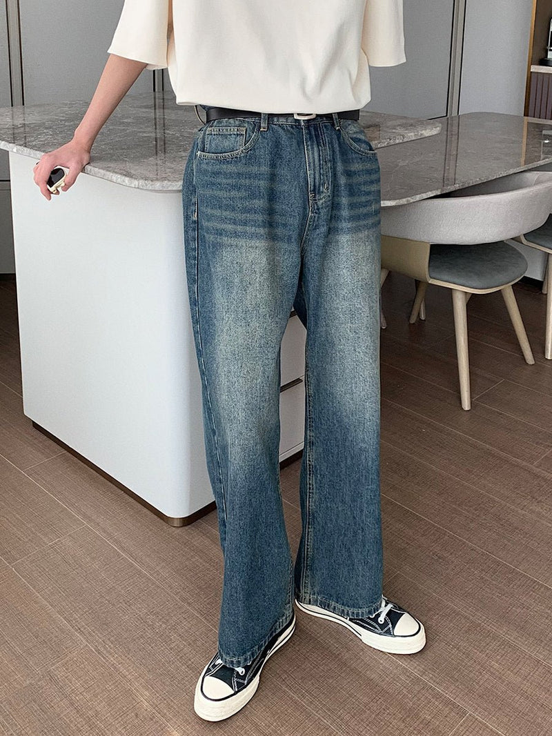 High waist straight jeans or1318 - ORUN