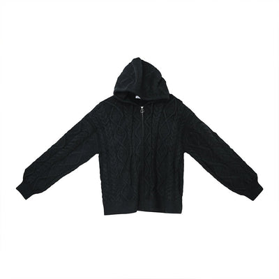 Knit zipper hoodie or2345 - ORUN