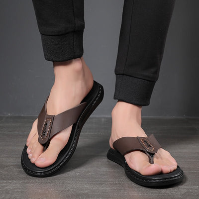 Leather beach sandals or1570 - ORUN