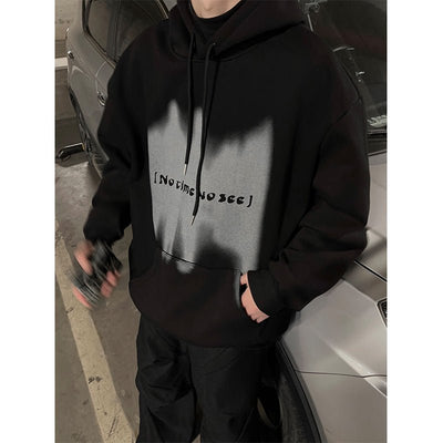 Long -sleeved print hoodie or2374 - ORUN