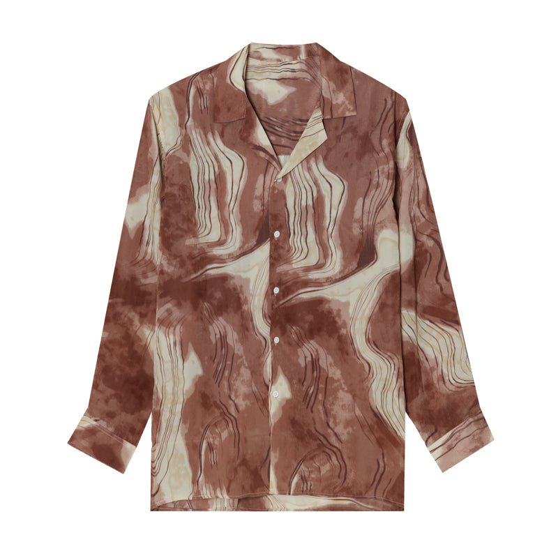 Marble pattern shirt or1474 - ORUN