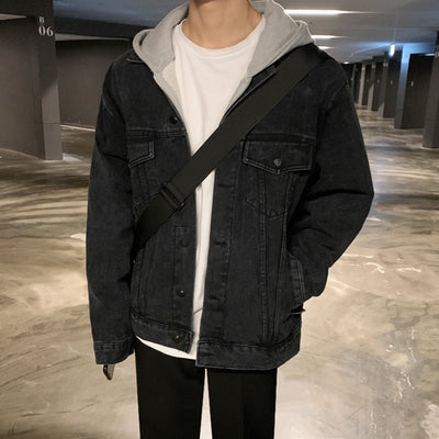 Over -size denim jacket or1375 - ORUN
