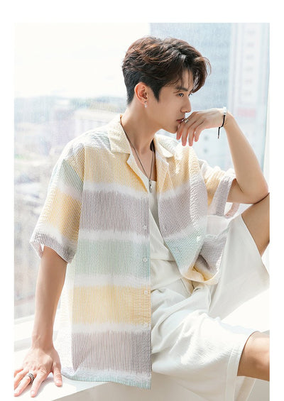 Over -size gradation shirt or1732 - ORUN