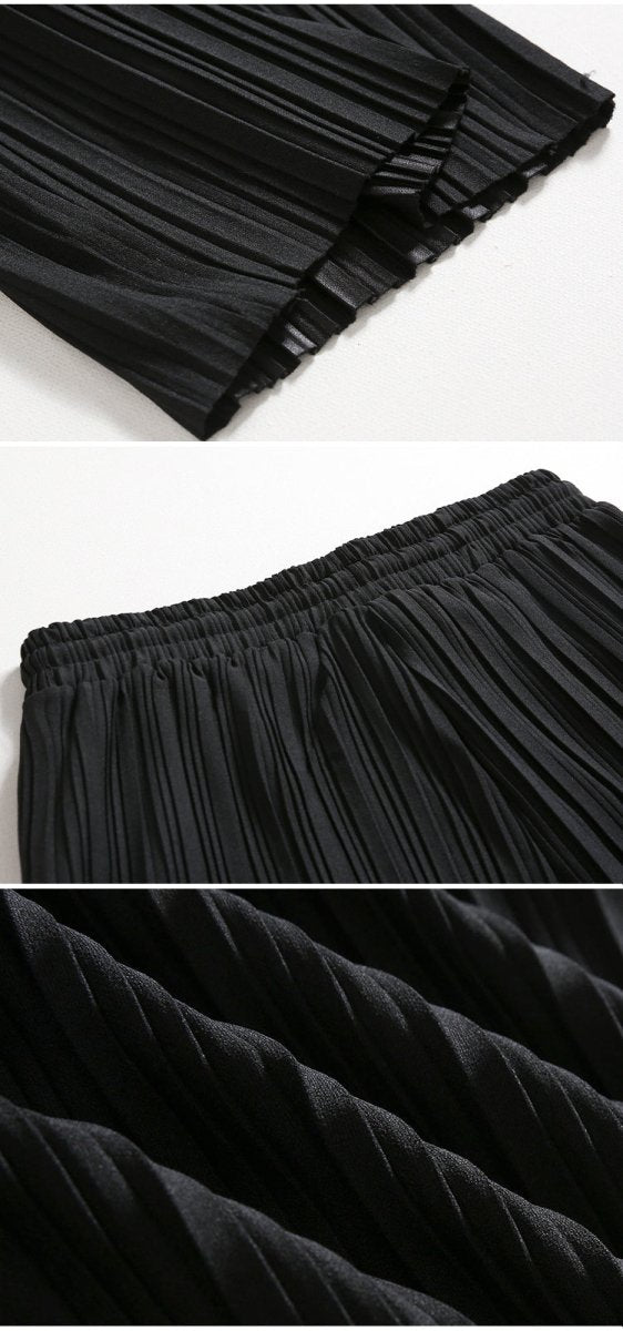 Pleated straight pants or1664 - ORUN