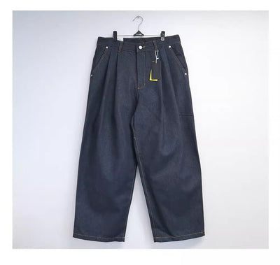 Retro Wide Denim Pants or2678 - ORUN