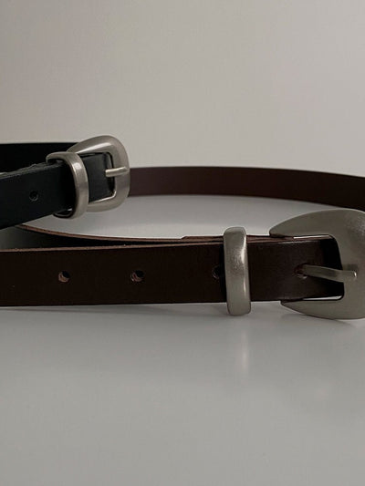 Silver Metal Buckle Belt or2906 - ORUN