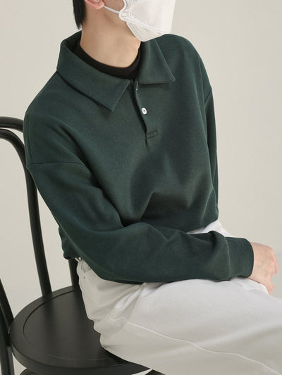 Solid long sleeve polo shirt or2716 - ORUN