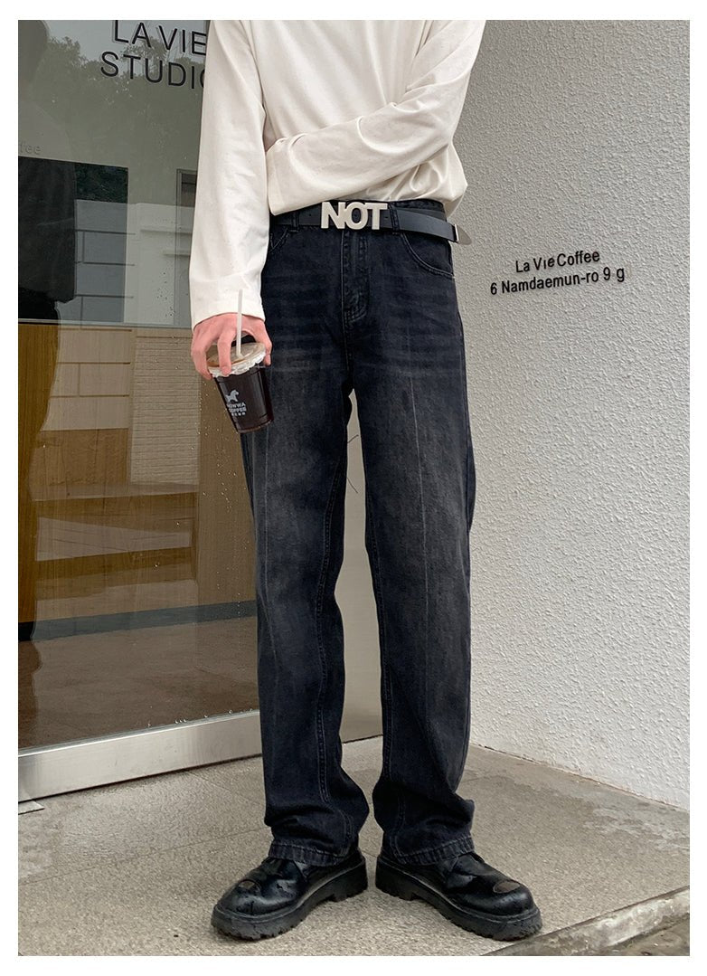 Straight casual denim pants or2171 - ORUN