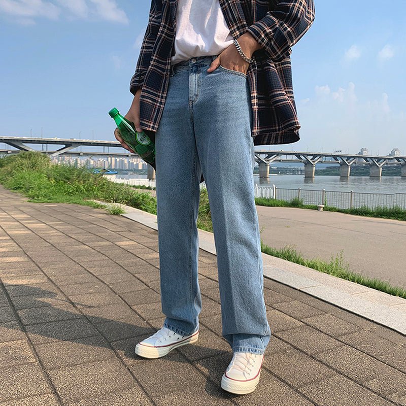 Straight denim pants or1383 - ORUN