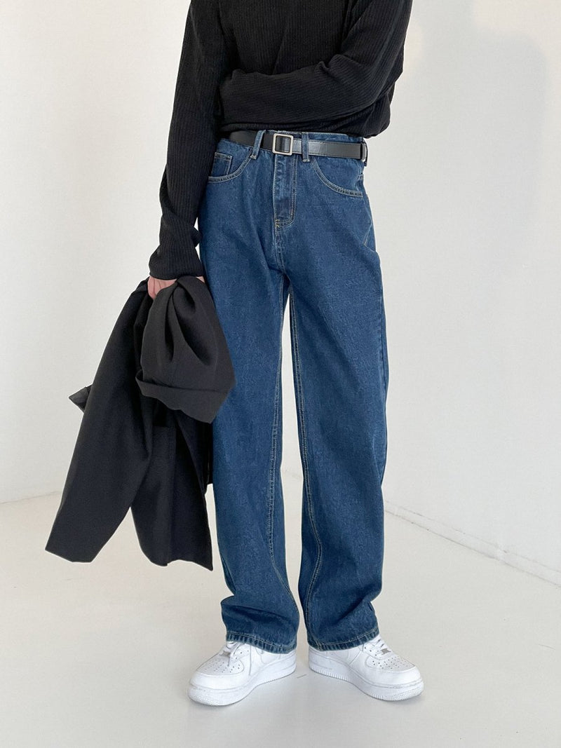 Straight loose denim pants or2725 - ORUN