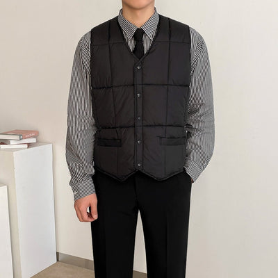 V neck down vest or2306 - ORUN